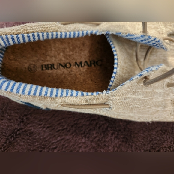 Bruno Marc Men’s Slip-on Canvas Loafers Casual Boat Shoes - Picture 4 of 4
